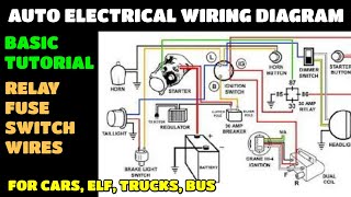 AUTO ELECTRICAL WIRING DIAGRAM  NOT FOR ELECTRONICS [upl. by Dinse]