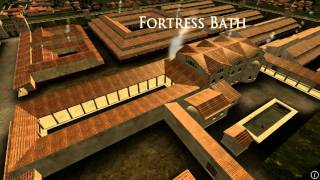 Animation of ancient Roman Fort in Caerleon Wales [upl. by Ethe]