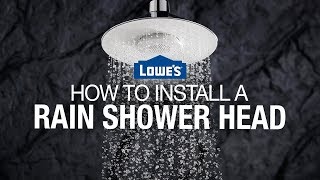 How to Install a Rain Shower Head [upl. by Aisat756]