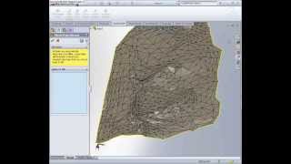 Topo Surface in SolidWorks [upl. by Ynoyrb251]