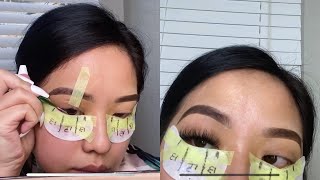 Veyelash Lash Extension at Home under 40  Step by Step with Tips amp Tape Method ♡ [upl. by Homerus452]