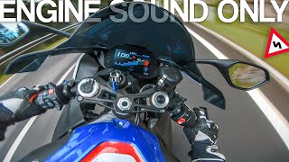 BMW S 1000 RR Akrapovic sound RAW Onboard [upl. by Marfe]