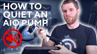 How to Quiet a Noisy AIO Liquid Cooling pump from Asetek [upl. by Anahir]