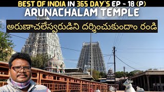 Arunachalam temple full tour in telugu  Tiruvannamalai  Arunachalam temple information  Tamilnadu [upl. by Saalocin90]