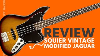 Squier Vintage Modified Jaguar Blindfolded Bass Review [upl. by Maison]