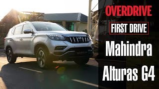 2018 Mahindra Alturas G4  First Drive Review  OVERDRIVE [upl. by Montagna682]