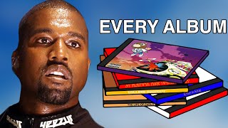 I Ranked EVERY Kanye Album [upl. by Ahseken229]