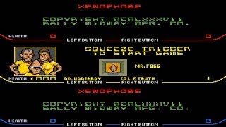 Xenophobe All cleared 1987 Bally Midway Mame Retro Arcade Games [upl. by Pradeep]