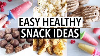 10 EASY HEALTHY SNACK IDEAS You NEED to try Low Cal Healthy Yum [upl. by Gabbey425]