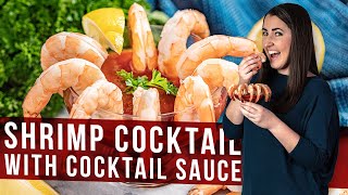 Shrimp Cocktail with Cocktail Sauce [upl. by Trebled119]