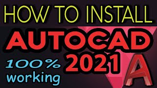 AUTOCAD 2021  INSTALLATION [upl. by Nauqahs]