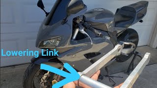 0407 CBR1000RR Lowering Link Install CBR600RR [upl. by Boehmer]