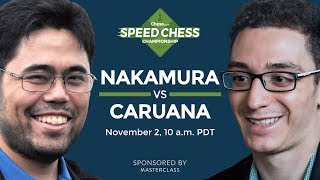 Speed Chess Championship Hikaru Nakamura Vs Fabiano Caruana [upl. by Wennerholn]