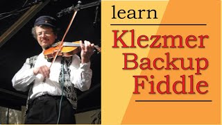 Klezmer backup fiddle how to play rhythm and backing [upl. by Calandra952]