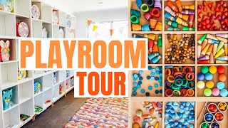 LARGE FAMILY KIDS PLAYROOM TOUR [upl. by Mozelle398]