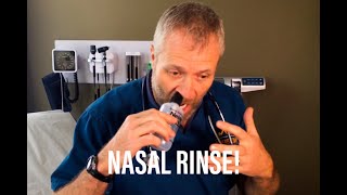 Nasal Rinse Technique Tips to make it more comfortable [upl. by Akemhs]