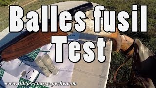 Balles fusil Brenneke test fusil becassier [upl. by Inva475]