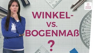 Winkelmaß und Bogenmaß I musstewissen Mathe [upl. by Akiemaj]