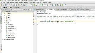 Using Native code CC in Android applications using NDK [upl. by Arnoldo]