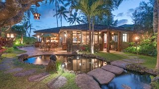 Lanikai Beach Luxury Estate For Sale  1208 Mokulua Drive Kailua Hawaii 96734 [upl. by Liborio849]