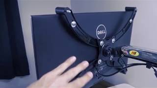 Vesa Mount for NON  Vesa Monitor  How To [upl. by Ariet]