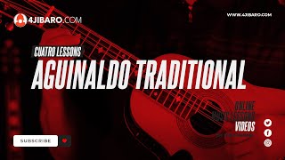 Beginner Cuatro Puertorriqueño Lesson Play a Traditional Aguinaldo in A minor  4JIBAROCOM [upl. by Ellinet]