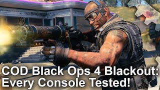 COD Black Ops 4 Blackout  Every Console Tested SplitScreen Graphics Comparisons  More [upl. by Eveleen]