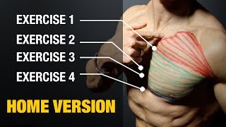 The PERFECT Home Chest Workout Sets and Reps Included [upl. by Anitsihc]