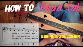 Beginning Mountain Dulcimer  How to Read Tablature mountaindulcimer [upl. by Abana514]