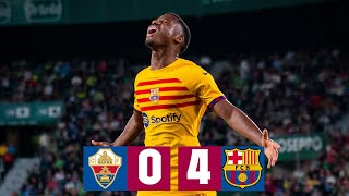 ELCHE 0 4 BARÇA  LALIGA 202223 MD27 [upl. by Aland]