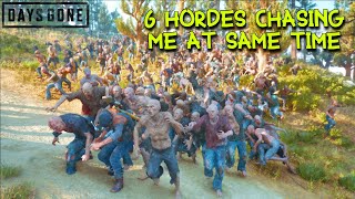 Running With 6 Hordes Across Highway 97  DAYS GONE PC [upl. by Clarisse]