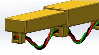 Cable animation in Solidworks [upl. by Urania]