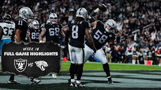 Las Vegas Raiders vs Jacksonville Jaguars Highlights  2024 Week 16  NFL [upl. by Ciryl378]