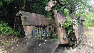 WW2 remains  planes and landing craft in Peleliu and Airai Palau [upl. by Neeham]