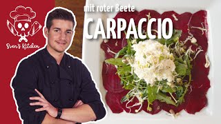 Rote Bete Carpaccio Vegetarisch amp Low Carb [upl. by Jit235]