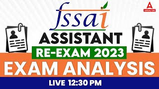 FSSAI Assistant Re Exam Analysis 2023  FSSAI Assistant Exam Analysis  FSSAI Assistant Analysis [upl. by Renat]