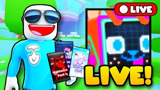 Pet Simulator 99 TRADING CARDS amp Huge Giveaways LIVE 🃏 [upl. by Irianat471]