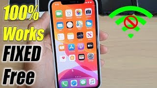 iOS 13 Fixes For Wifi Not Working  Slow Connection on iPhone  iPad  iPhone 11  Pro Max [upl. by Meunier]