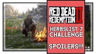 Red Dead Redemption 2 Herbalist 7 Challenge Guide SPOILERS [upl. by Ilyah]