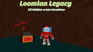 All Secret Crate Locations  Loomian Legacy [upl. by Ytsanyd517]