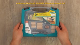 Unboxing Wolfcraft 4645000 Universal Dowel Kit  Bob The Tool Man [upl. by Pope]