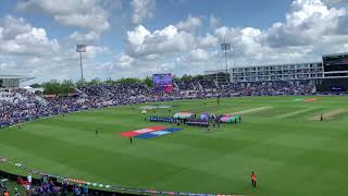 India Afghanistan National Anthem  ICC World Cup 2019 [upl. by Adnohsed104]