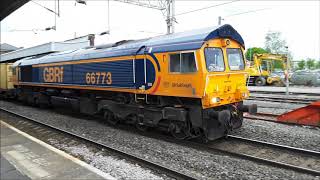 Rush Hour Trains at Nuneaton WCML 260419 [upl. by Kcirred73]