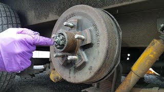 How To Replace RV Trailer Brakes Hubs Rotors amp Repack Bearing Grease [upl. by Tamberg]