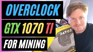 30 MHs GTX 1070 Ti Overclock Settings for Mining 2021 [upl. by Hapte391]