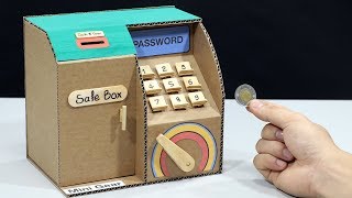 Build a Safe Box with ATM Design from Cardboard [upl. by Alicea]