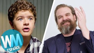 Top 10 Momentos MÁS DIVERTIDOS del Elenco de STRANGER THINGS [upl. by Nnyleitak]