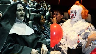 FUNNIEST Scare Pranks COMPILATION  Pennywise VS Valak Whos Scarier [upl. by Pardoes]