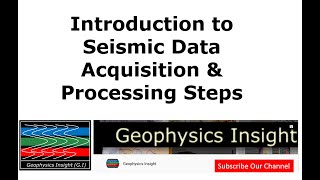 Seismic Data Acquisition Essential Processing Steps amp Techniques to Boost Your Geophysics Career [upl. by Clementius]