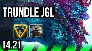 TRUNDLE vs KINDRED JGL  NA Grandmaster  1421 [upl. by Einre920]